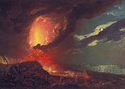 Joseph wright of derby Vesuvius in Eruption, with a View over the Islands in the Bay of Naples oil painting picture wholesale